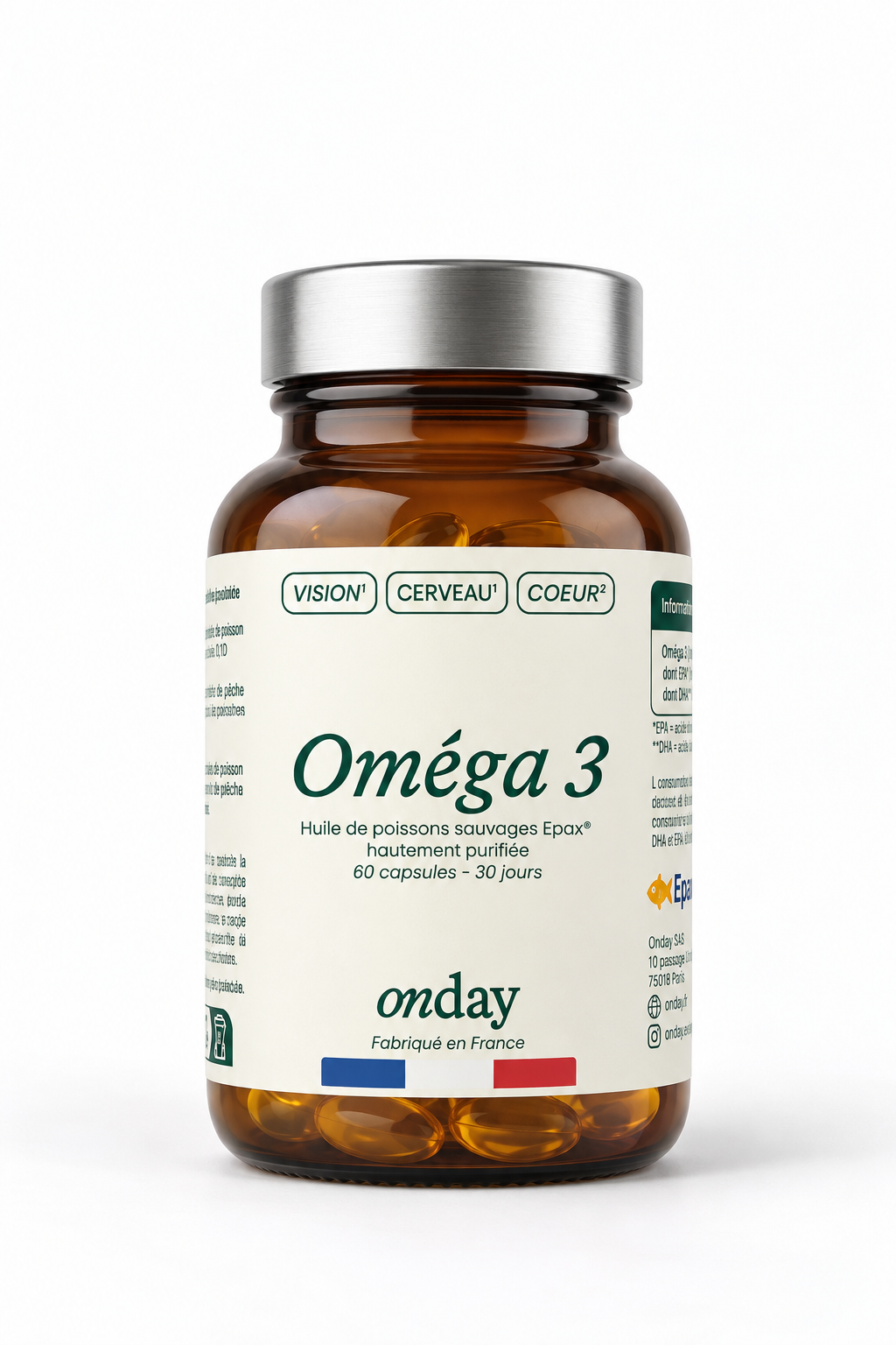 Oméga 3 - Pilulier 30 jours