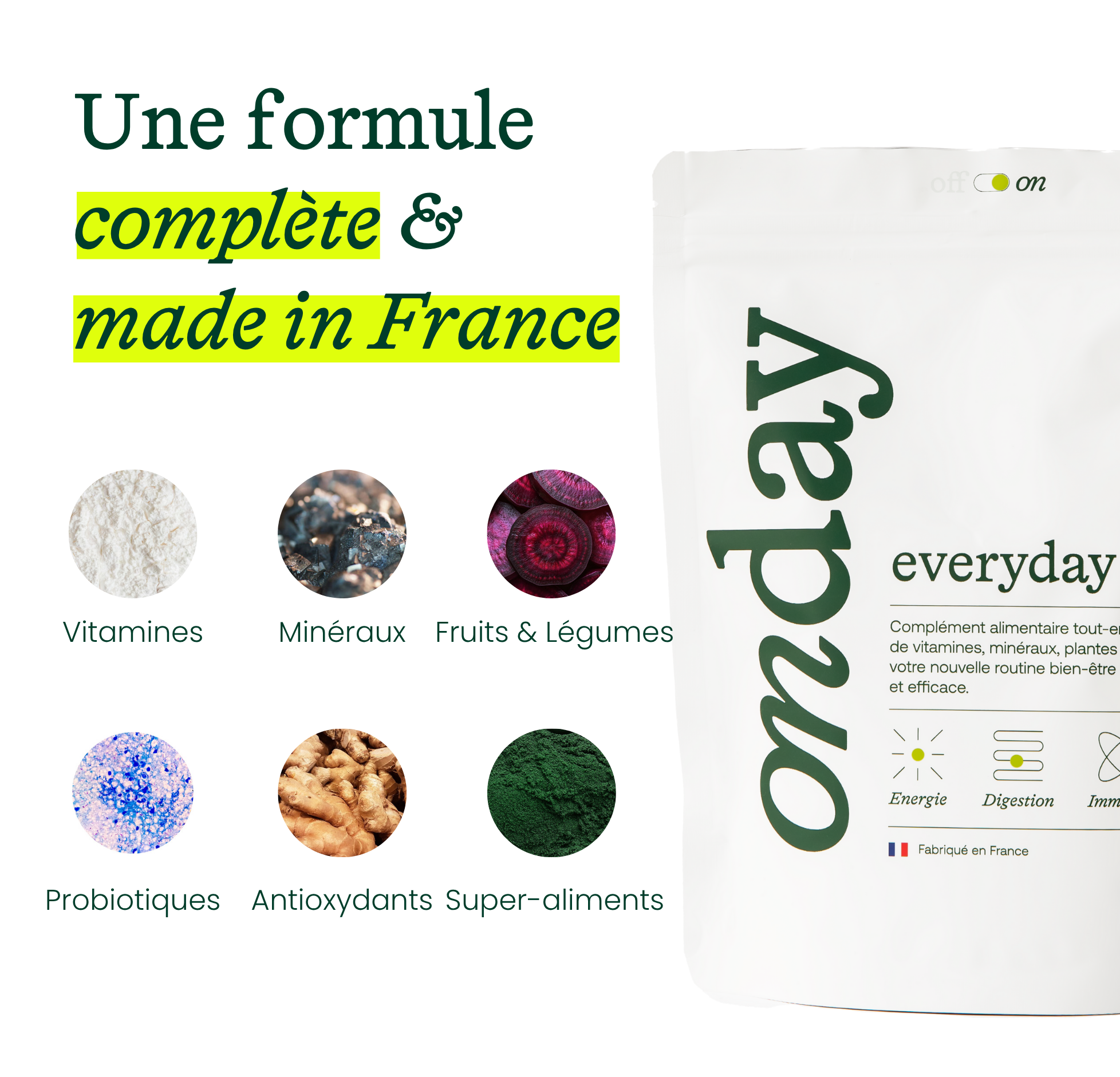 Onday - Complément alimentaire tout-en-un & sans compromis de qualité