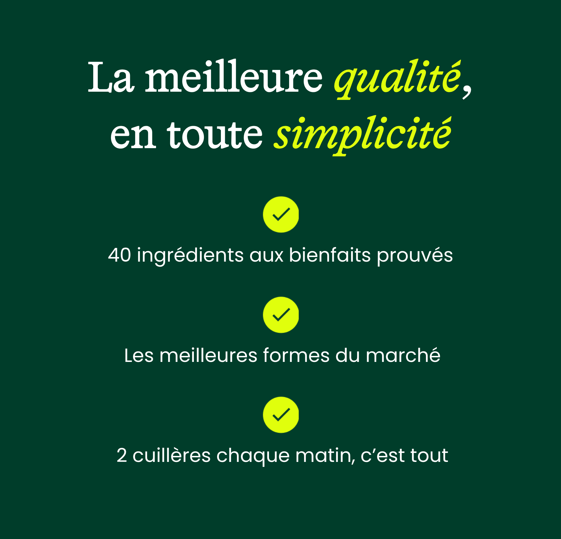 Onday - Complément alimentaire tout-en-un & sans compromis de qualité